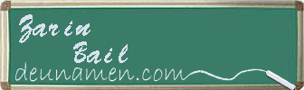 Zarin Bail Visitenkarte